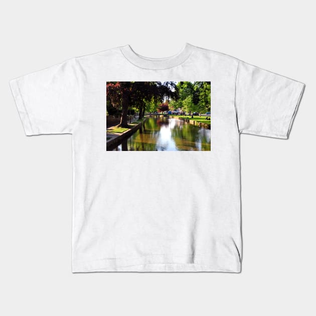 Bourton on the Water Cotswolds England UK Kids T-Shirt by Andy Evans Photos